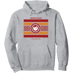 image:imageMaruchan Smiley Face Logo Banner Pullover HoodieHeather Grey