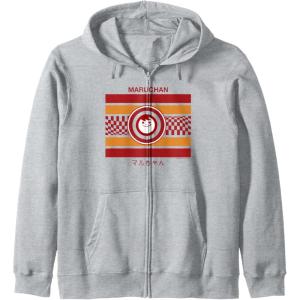 image:imageMaruchan Smiley Face Logo Banner Zip HoodieHeather Grey