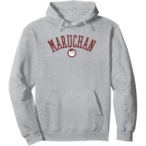 image:imageMaruchan Uni Style Classic Happy Face Logo Pullover HoodieHeather Grey