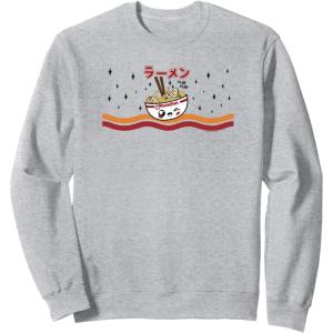 image:imageMaruchan Winking Anime Noodle Bowl SweatshirtHeather Grey