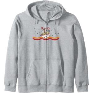 image:imageMaruchan Winking Anime Noodle Bowl Zip HoodieHeather Grey