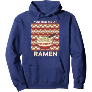 image:imageMaruchan You Had Me At Ramen Noodle Bowl Pullover HoodieNavy Blue