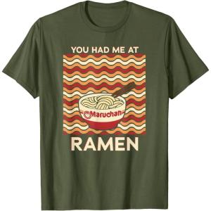 image:imageMaruchan You Had Me At Ramen Noodle Bowl TShirtOlive Green
