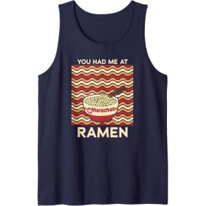 image:imageMaruchan You Had Me At Ramen Noodle Bowl Tank TopNavy Blue