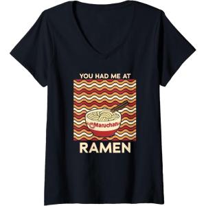 image:imageMaruchan You Had Me At Ramen Noodle Bowl VNeck TShirtBlack