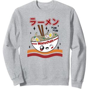 image:imageMaruchan Yum Yum Winking Noodle Bowl Poster SweatshirtHeather Grey