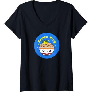 image:imageWomens Maruchan Instant Lunch Cute Kawaii Ramen King Bowl Logo VNeck TShirtBlack