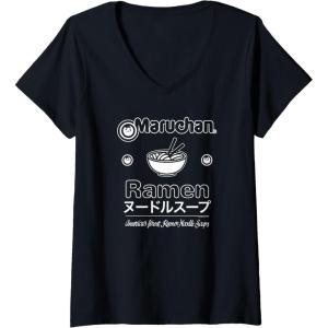 image:imageWomens Maruchan Katakana Americans Finest Ramen Noodle Soup VNeck TShirtBlack