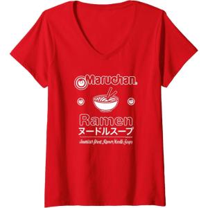 image:imageWomens Maruchan Katakana Americans Finest Ramen Noodle Soup VNeck TShirtRed