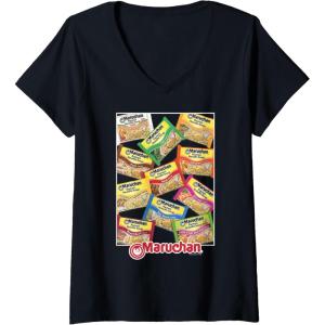 image:imageWomens Maruchan Ramen Noodle Flavor Profiles Poster VNeck TShirtBlack