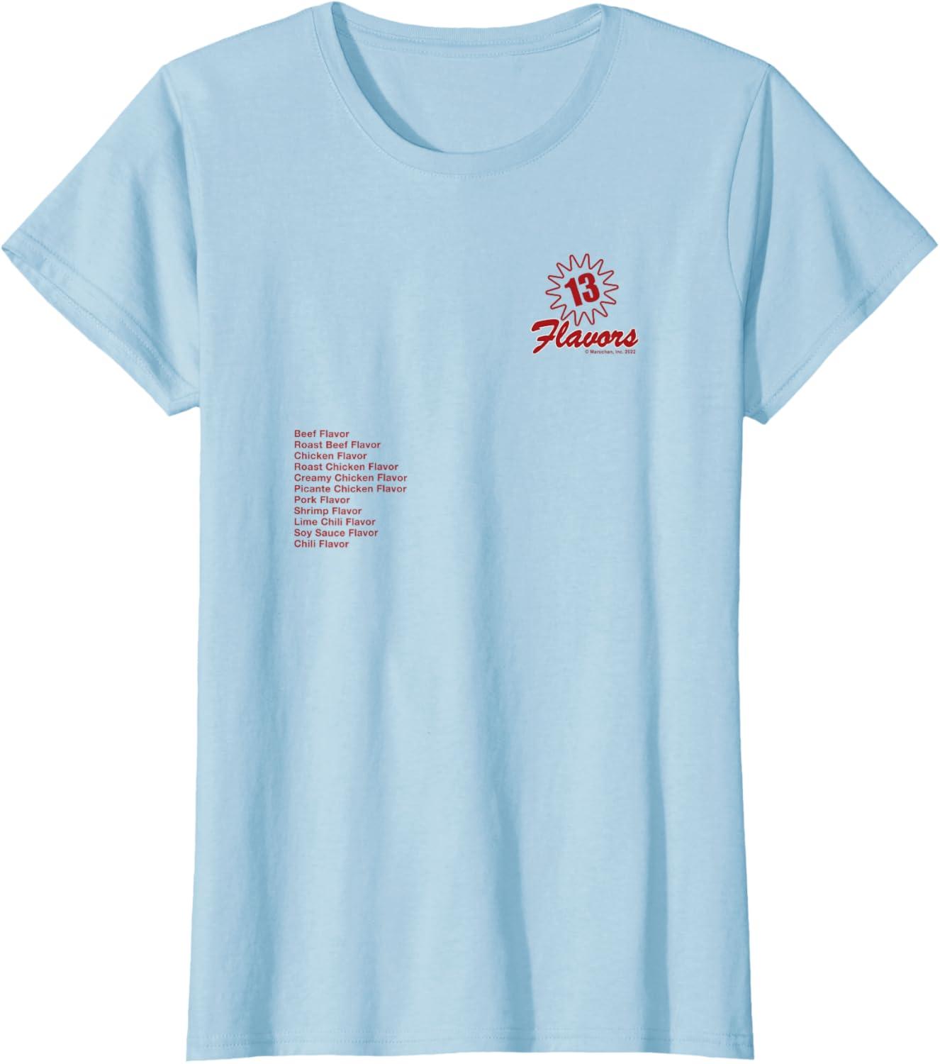 image:imageMaruchan 13 Flavors Ramen Noodle List TShirtBaby Blue