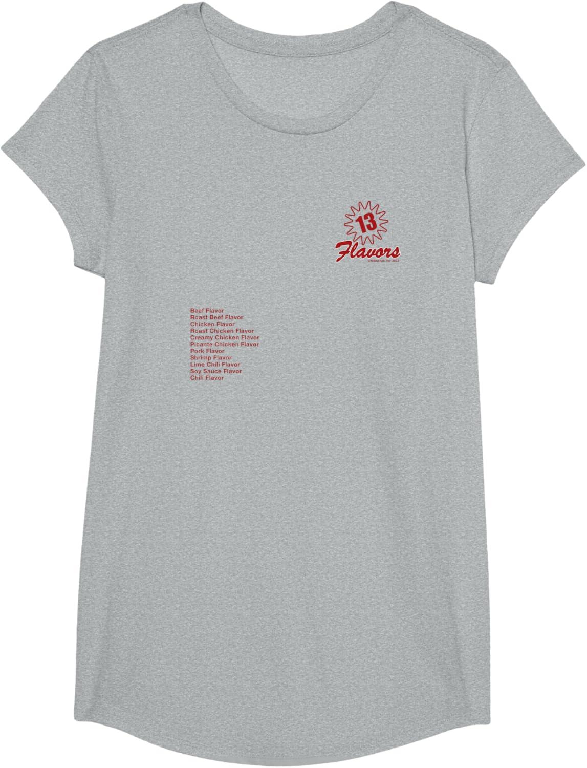 image:imageMaruchan 13 Flavors Ramen Noodle List TShirtHeather Grey