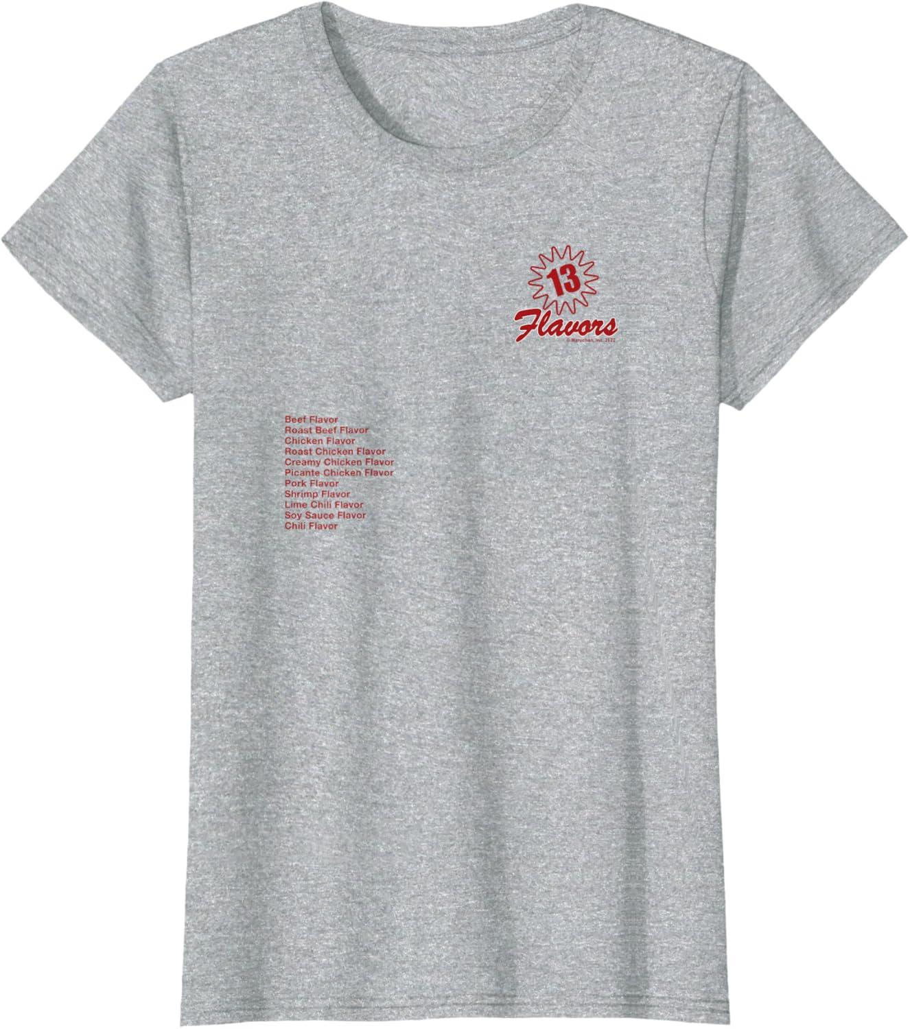 image:imageMaruchan 13 Flavors Ramen Noodle List TShirtHeather Grey
