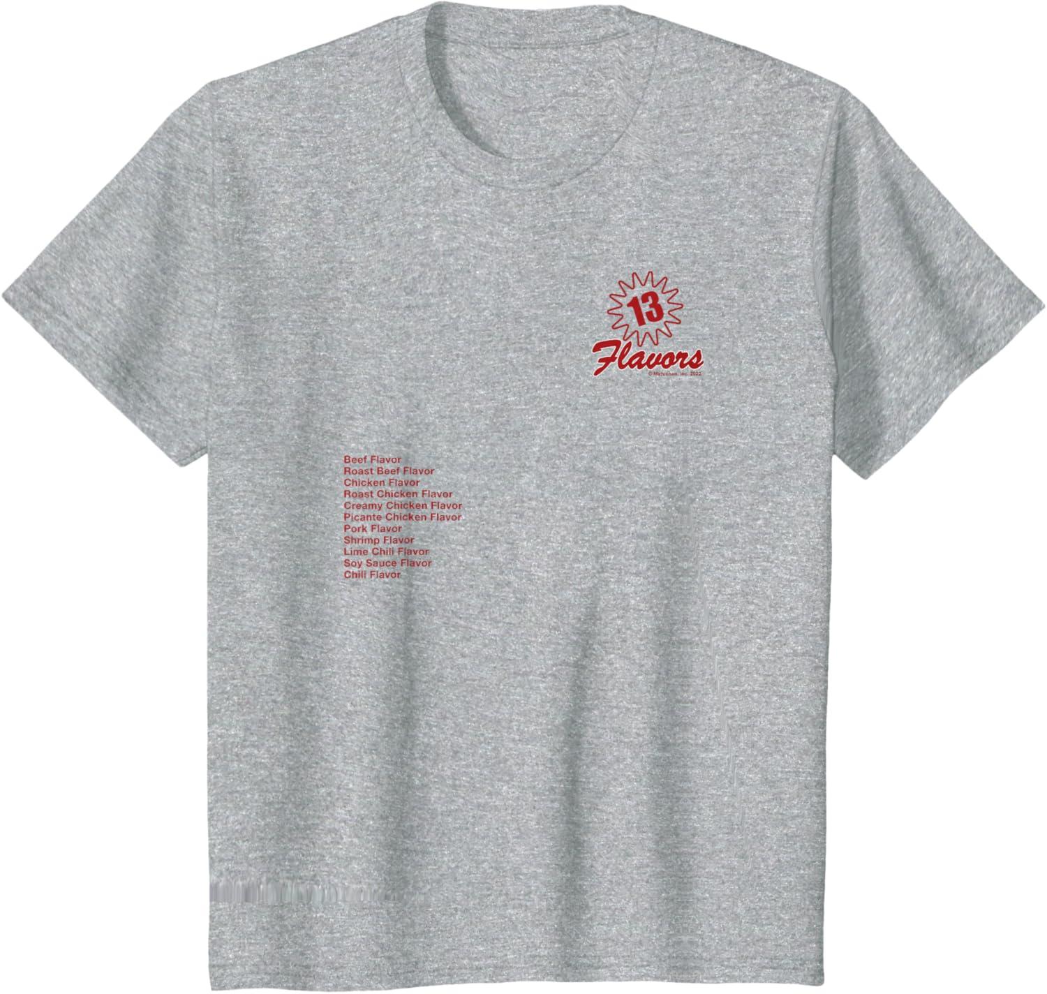 image:imageMaruchan 13 Flavors Ramen Noodle List TShirtHeather Grey