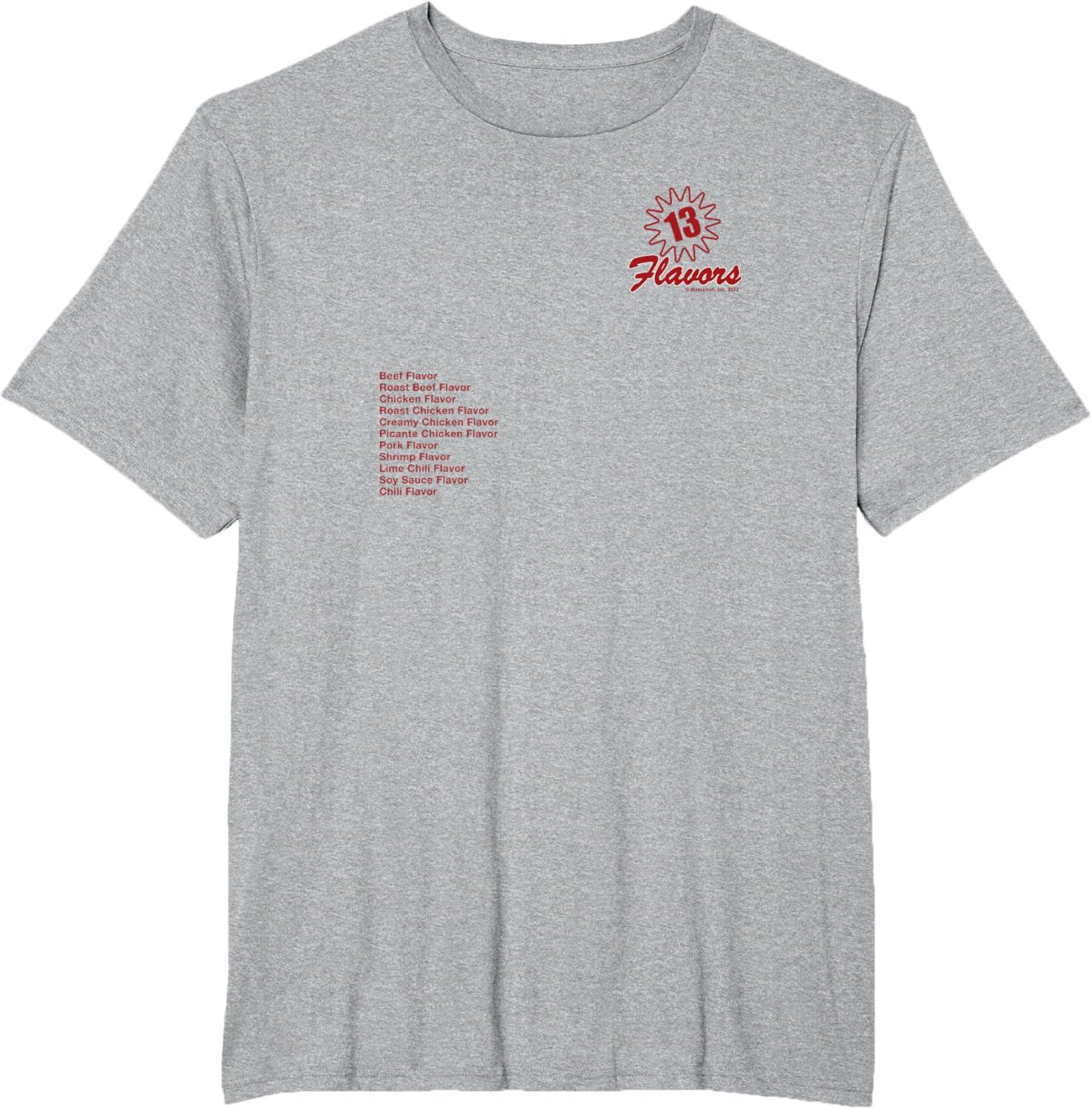 image:imageMaruchan 13 Flavors Ramen Noodle List TShirtHeather Grey