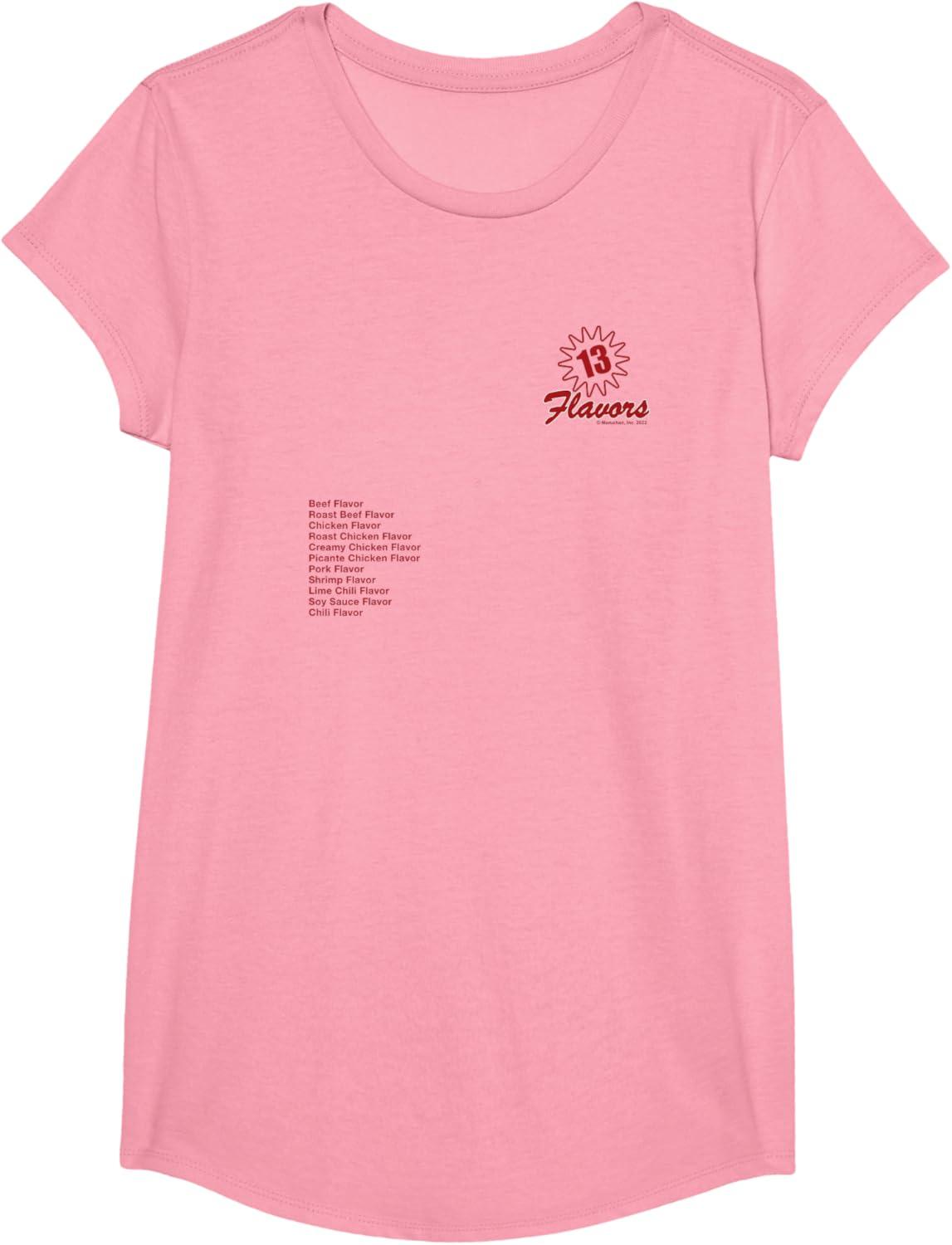 image:imageMaruchan 13 Flavors Ramen Noodle List TShirtPink