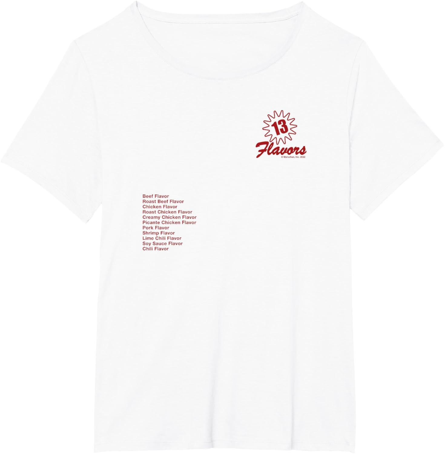 image:imageMaruchan 13 Flavors Ramen Noodle List TShirtWhite