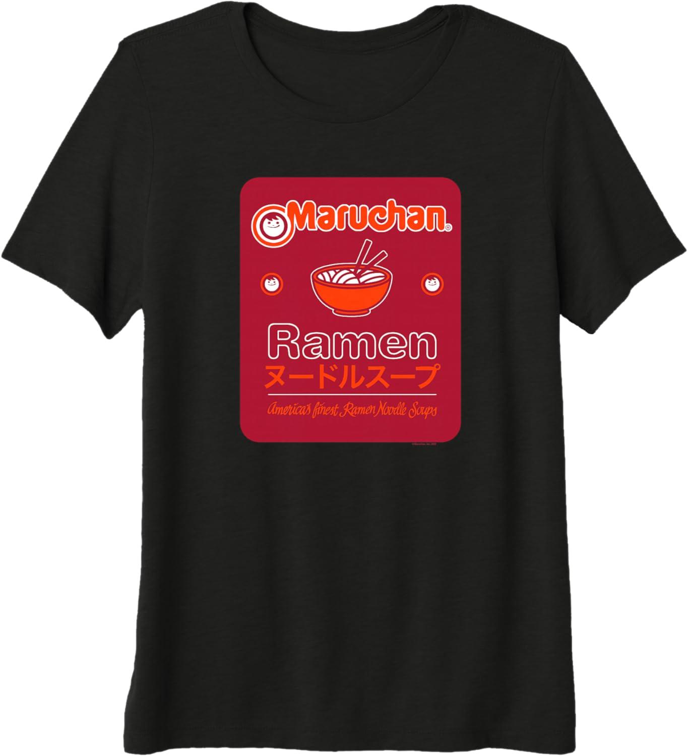 image:imageMaruchan Americans Finest Ramen Noodle Soup Card Logo Premium Triblend TShirtBlack