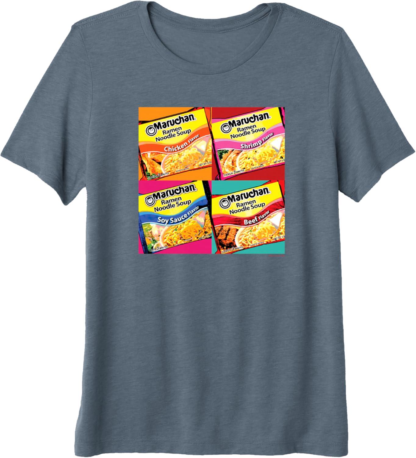 image:imageMaruchan Artsy Flavor Grid Poster Premium TriBlend TShirtSlate Grey