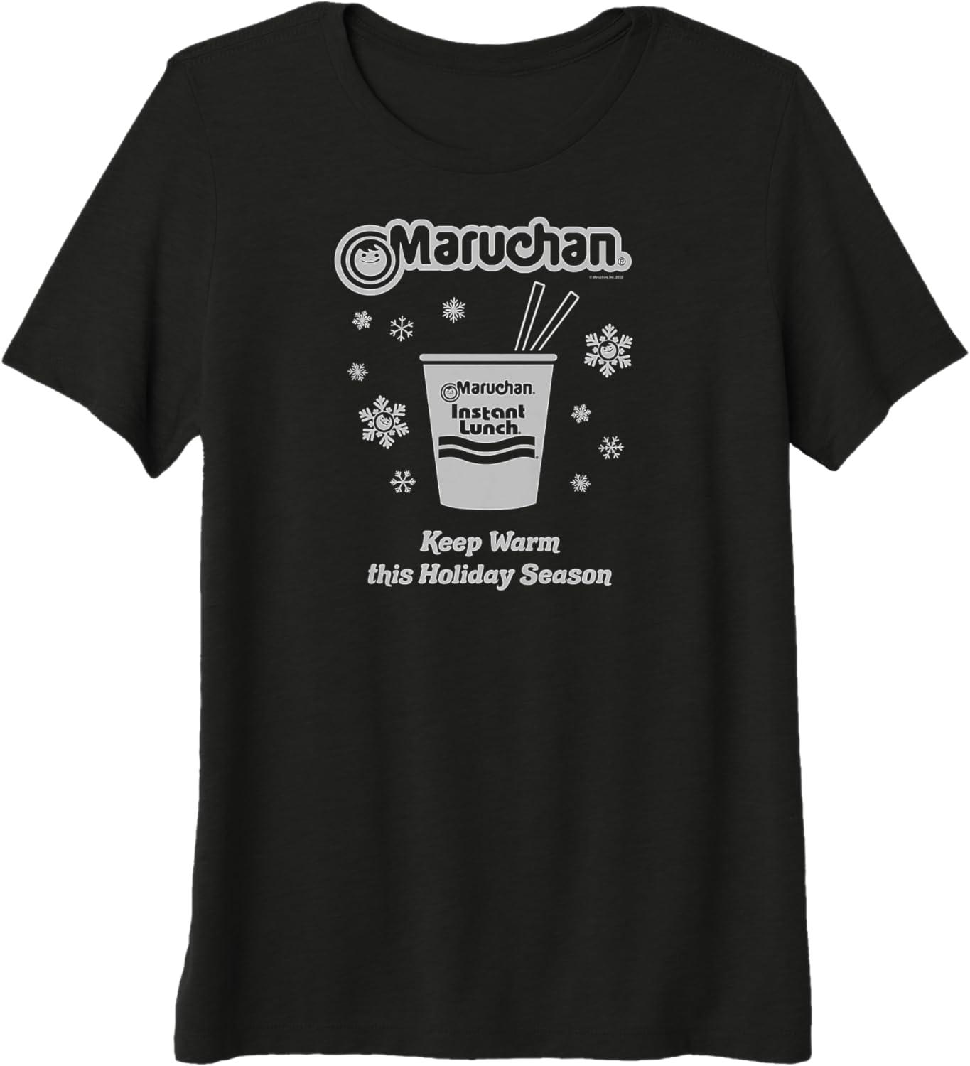 image:imageMaruchan Christmas Instant Lunch Keep Warm Holiday Season Premium TShirtBlack