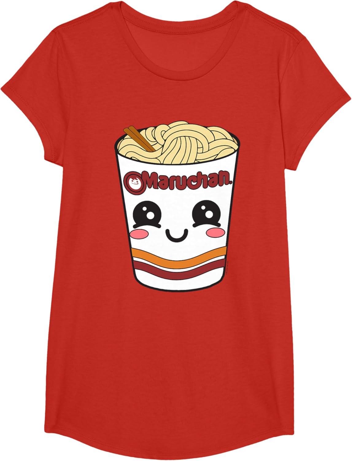 image:imageMaruchan Cute Ramen Noodle Cup Face TShirt SmallRed