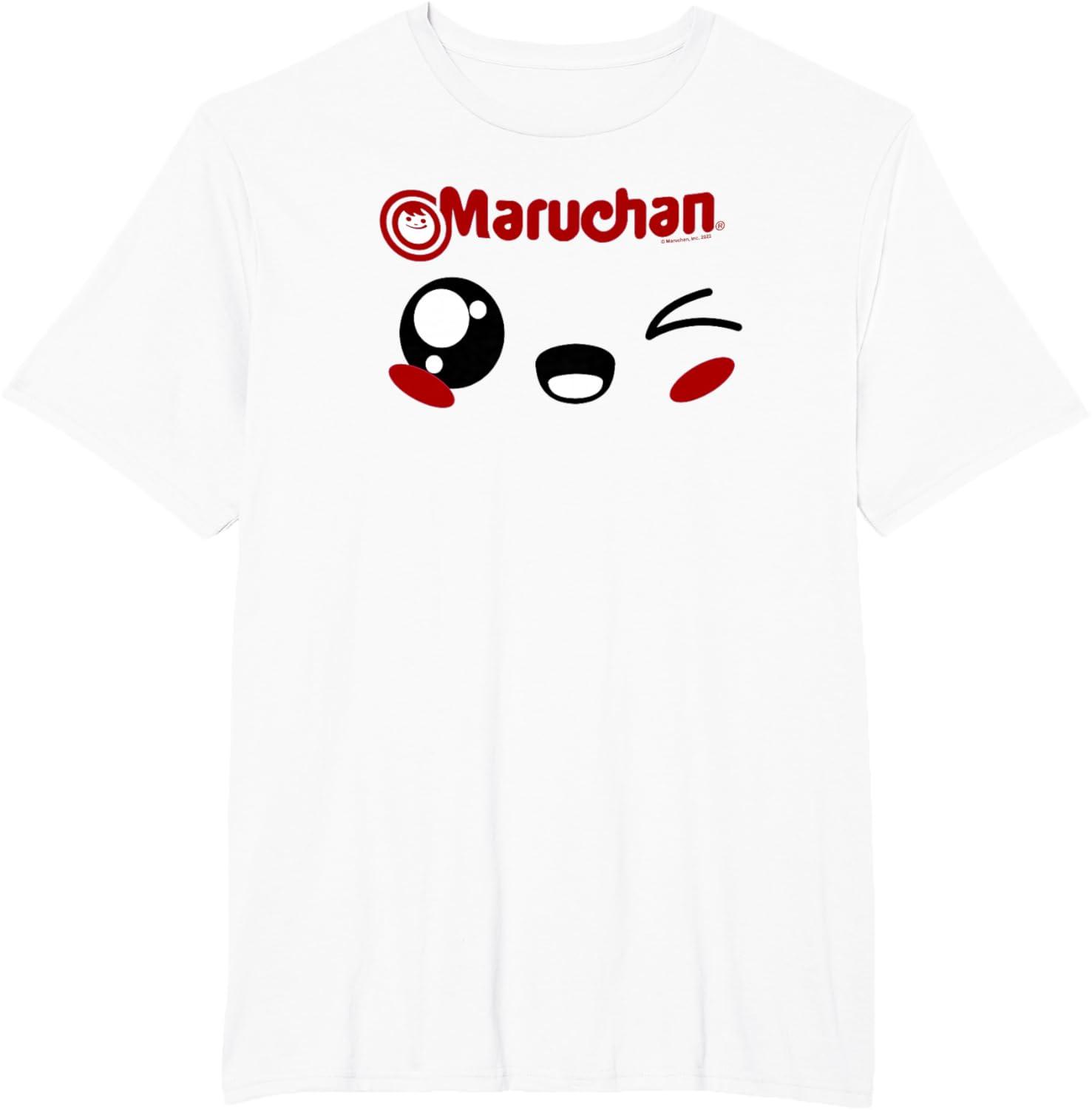 image:imageMaruchan Cute Winking Happy Face TShirtWhite