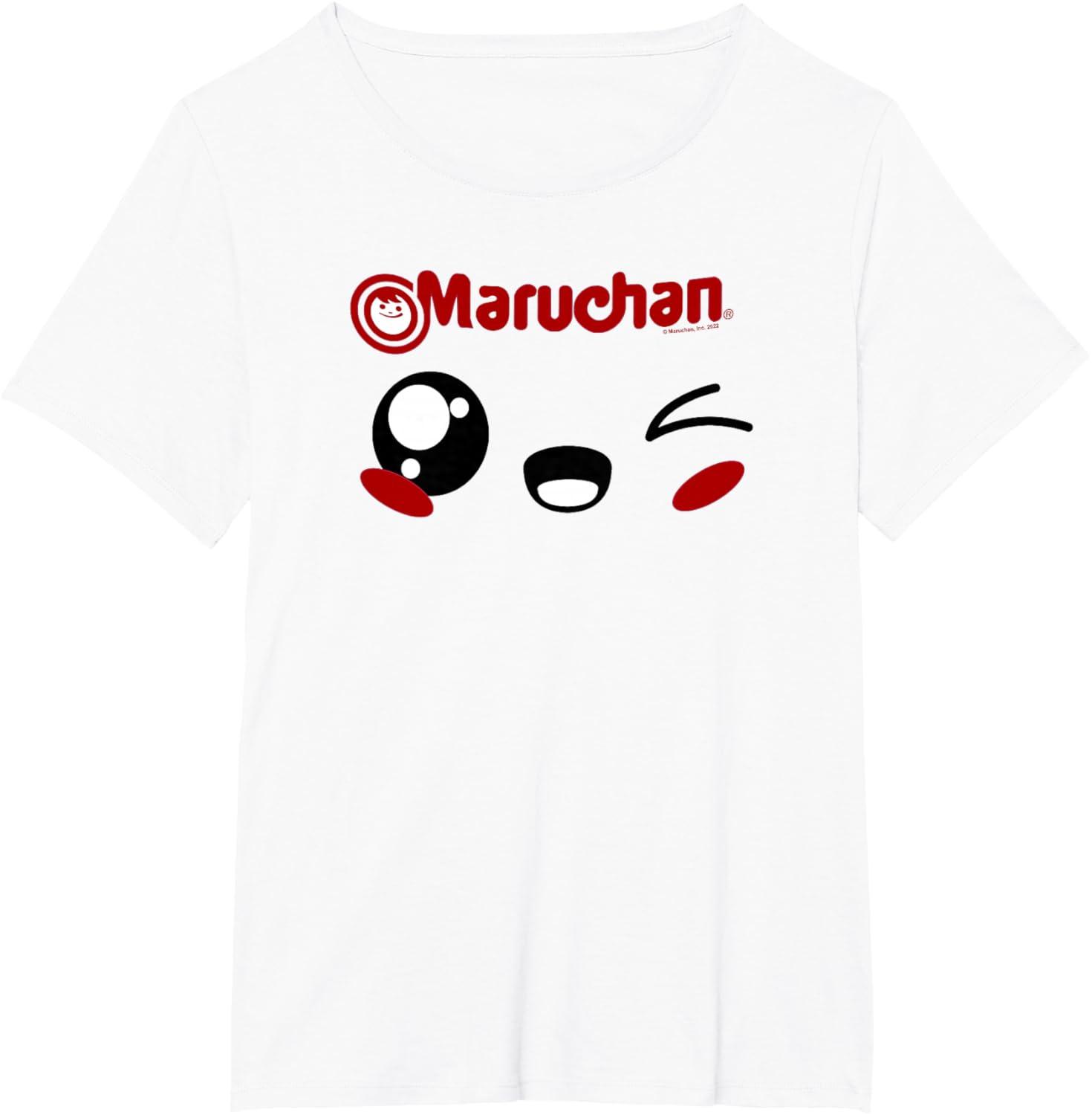 image:imageMaruchan Cute Winking Happy Face TShirtWhite