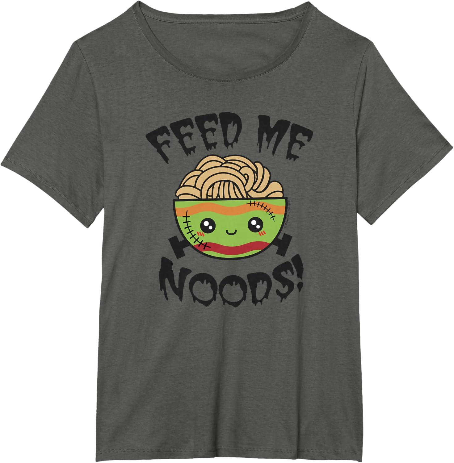 image:imageMaruchan Feed Me Noods Halloween Frankenstein Bowl TShirtAsphalt Grey