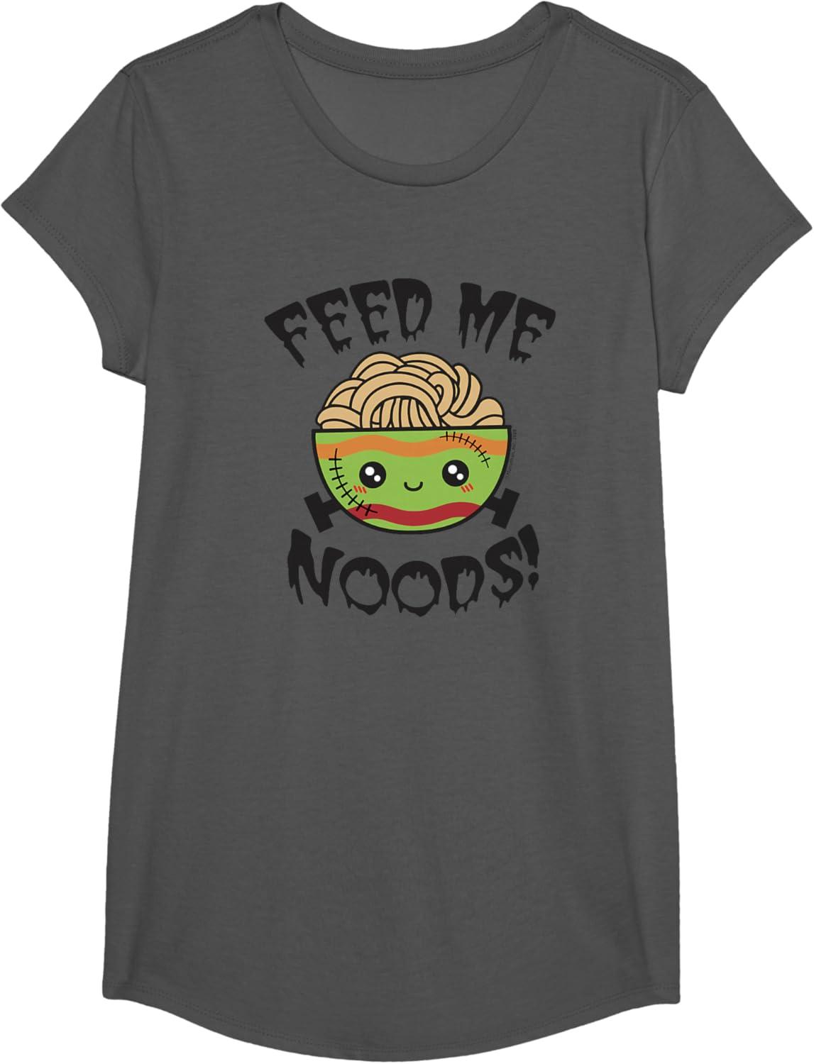 image:imageMaruchan Feed Me Noods Halloween Frankenstein Bowl TShirtAsphalt Grey