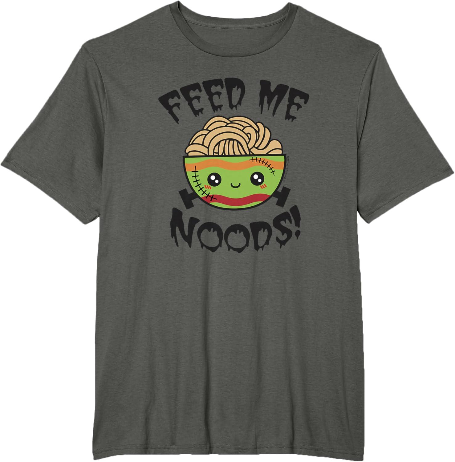 image:imageMaruchan Feed Me Noods Halloween Frankenstein Bowl TShirtAsphalt Grey