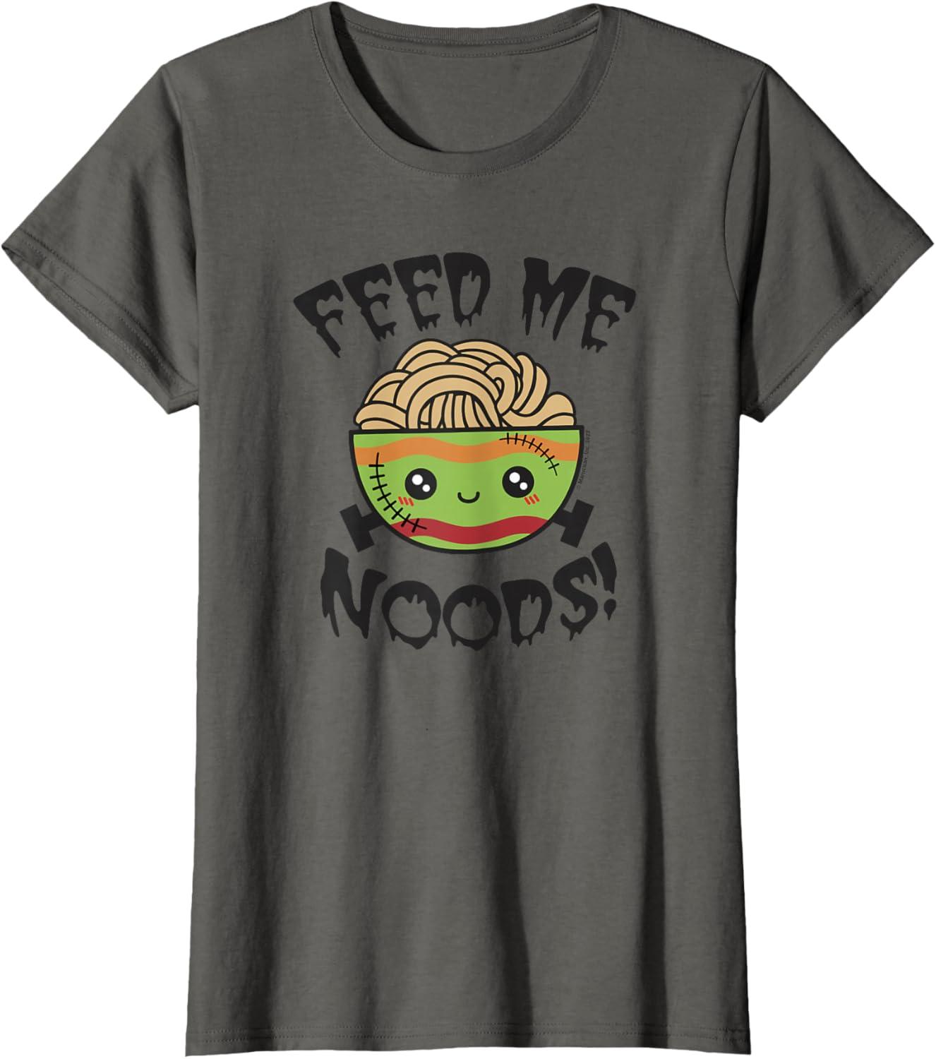 image:imageMaruchan Feed Me Noods Halloween Frankenstein Bowl TShirtAsphalt Grey