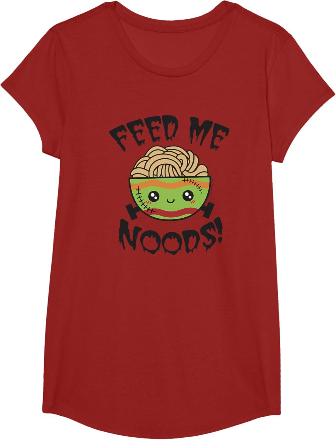 image:imageMaruchan Feed Me Noods Halloween Frankenstein Bowl TShirtCranberry Red
