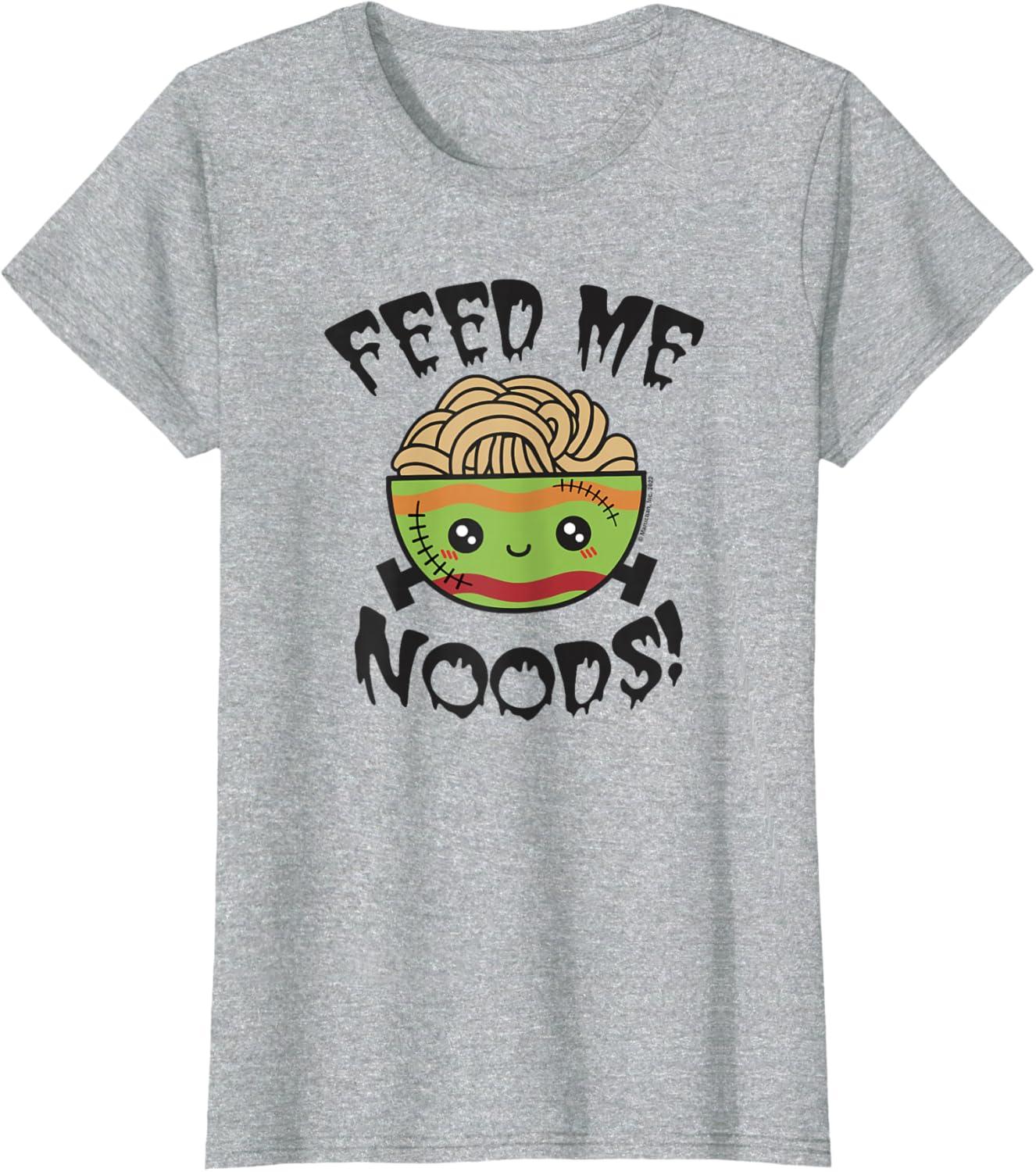 image:imageMaruchan Feed Me Noods Halloween Frankenstein Bowl TShirtHeather Grey