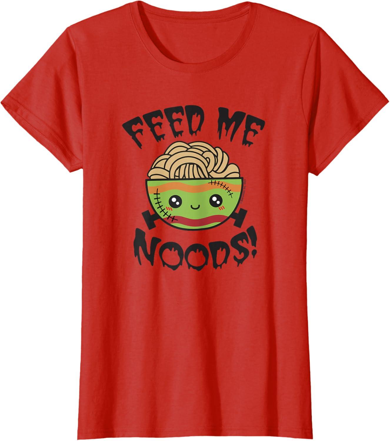 image:imageMaruchan Feed Me Noods Halloween Frankenstein Bowl TShirtRed