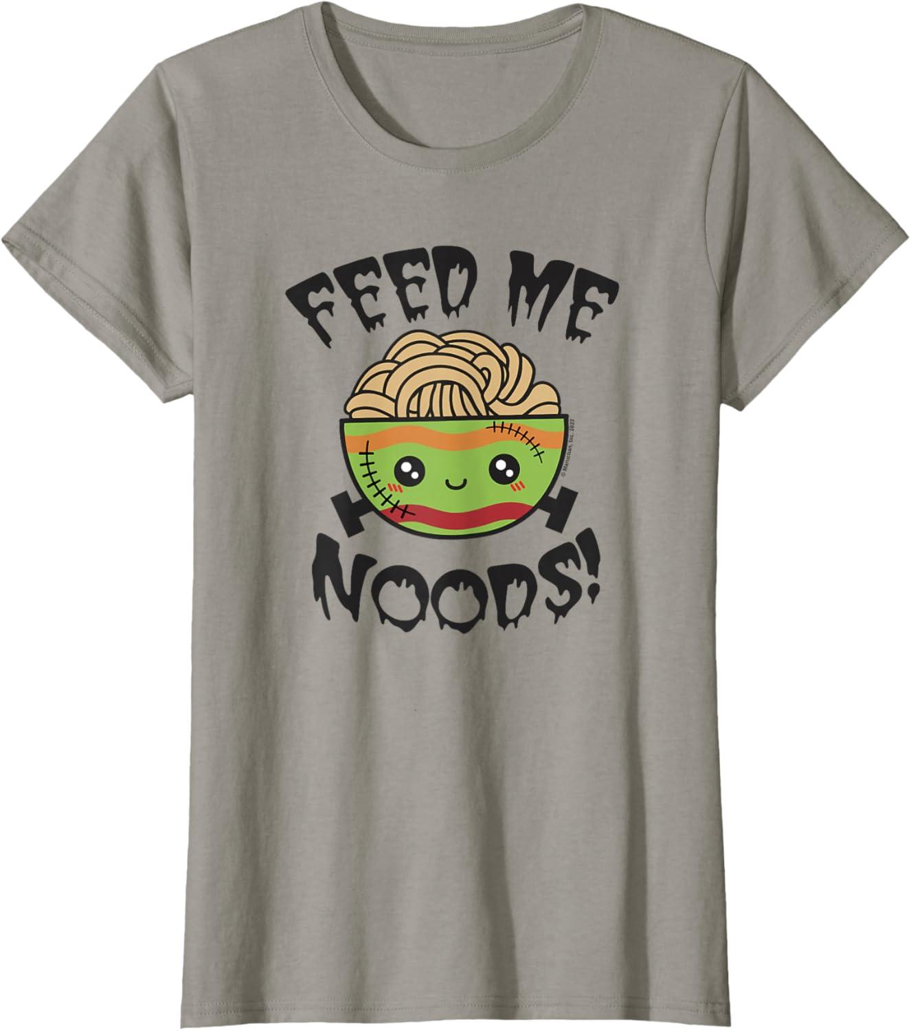 image:imageMaruchan Feed Me Noods Halloween Frankenstein Bowl TShirtSlate Grey