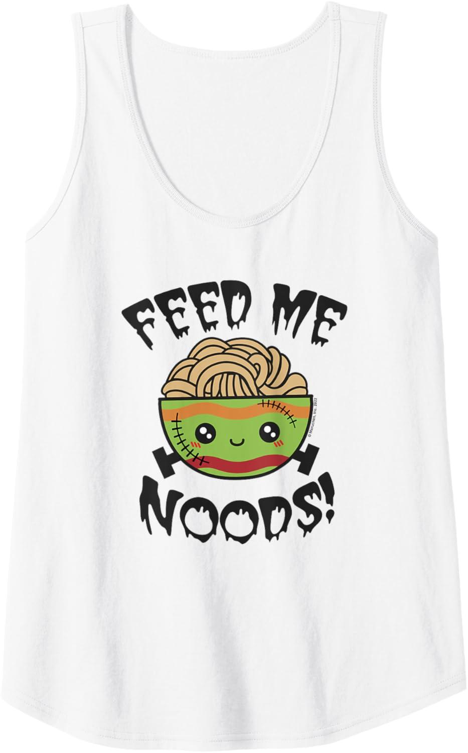 image:imageMaruchan Feed Me Noods Halloween Frankenstein Bowl Tank TopWhite