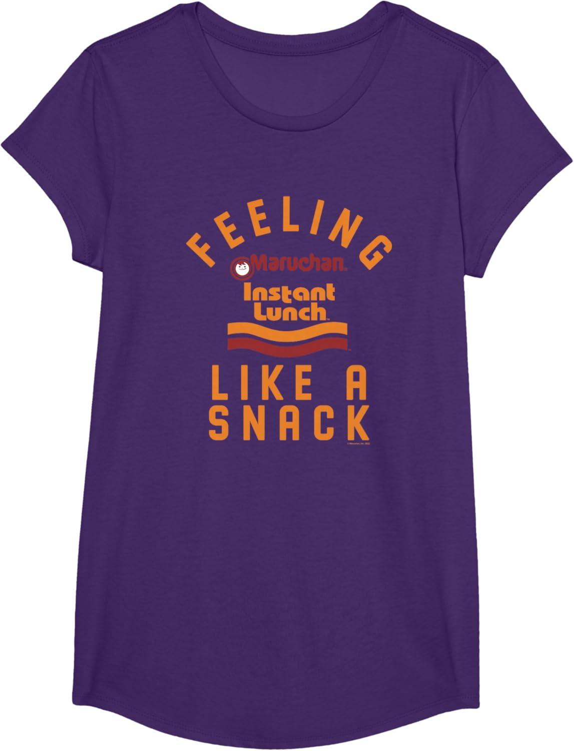 image:imageMaruchan Feeling Like A Ramen Snack Instant Lunch Logo TShirtPurple
