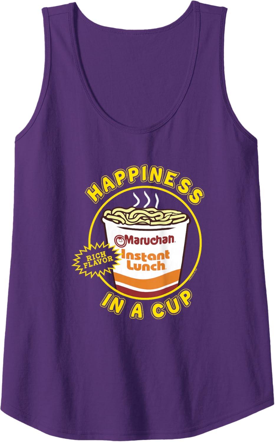 image:imageMaruchan Happiness In A Cup Instant Lunch Poster Tank TopPurple