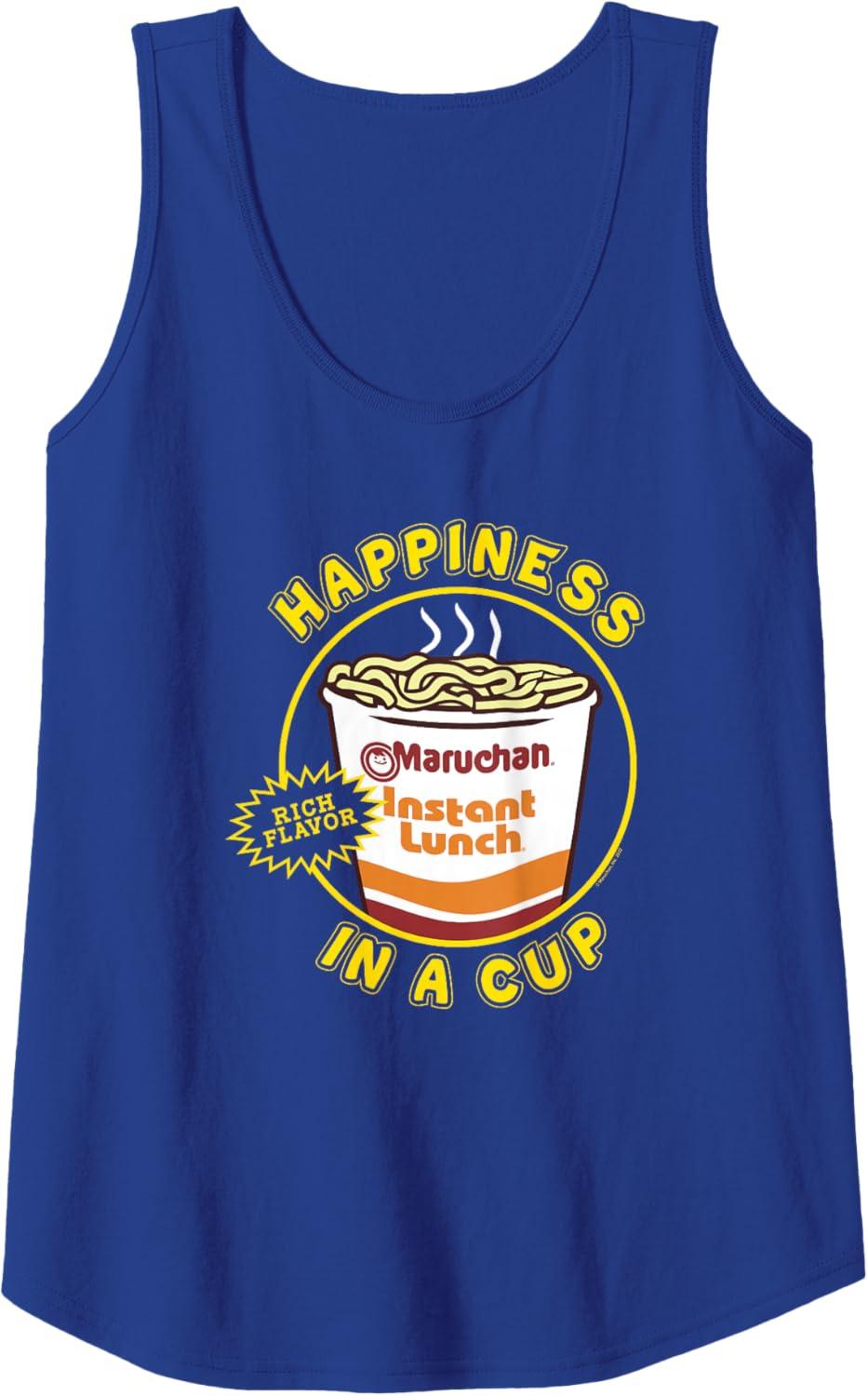 image:imageMaruchan Happiness In A Cup Instant Lunch Poster Tank TopRoyal Blue