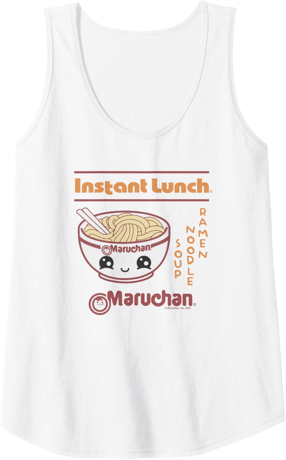 image:imageMaruchan Happy Bowl Of Noodles Instant Lunch Poster Tank TopWhite