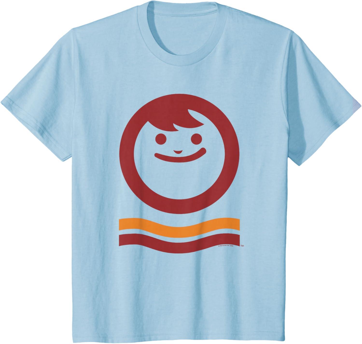 image:imageMaruchan Happy Face With Waves Logo TShirtBaby Blue