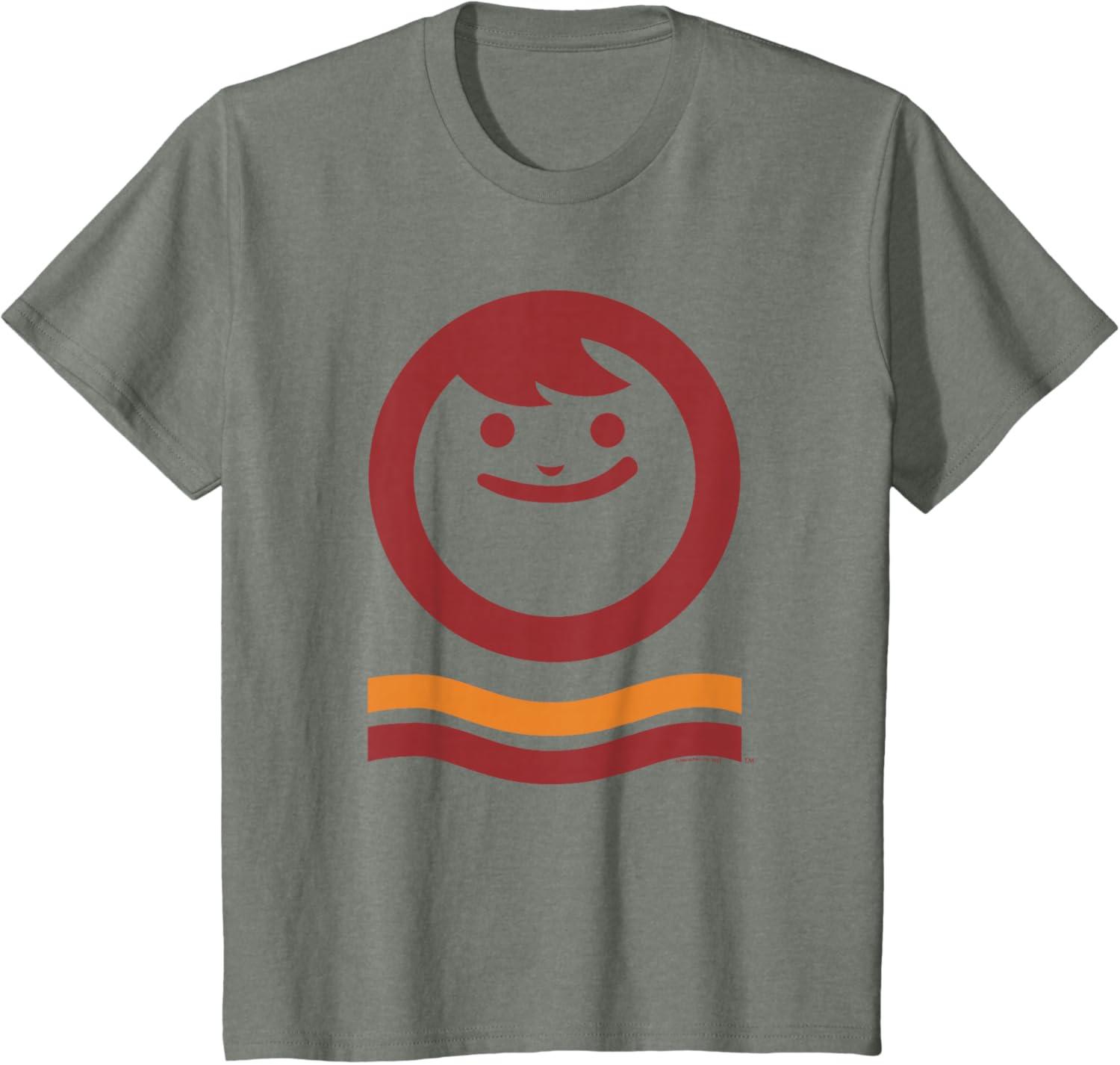 image:imageMaruchan Happy Face With Waves Logo TShirtOlive Heather