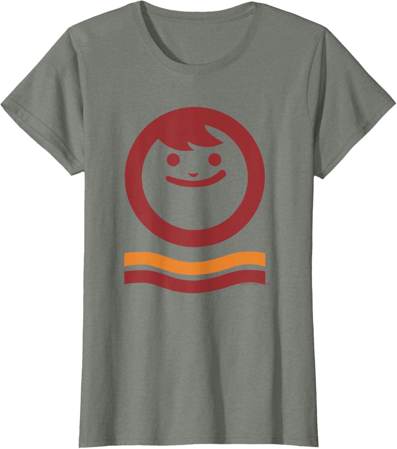 image:imageMaruchan Happy Face With Waves Logo TShirtOlive Heather