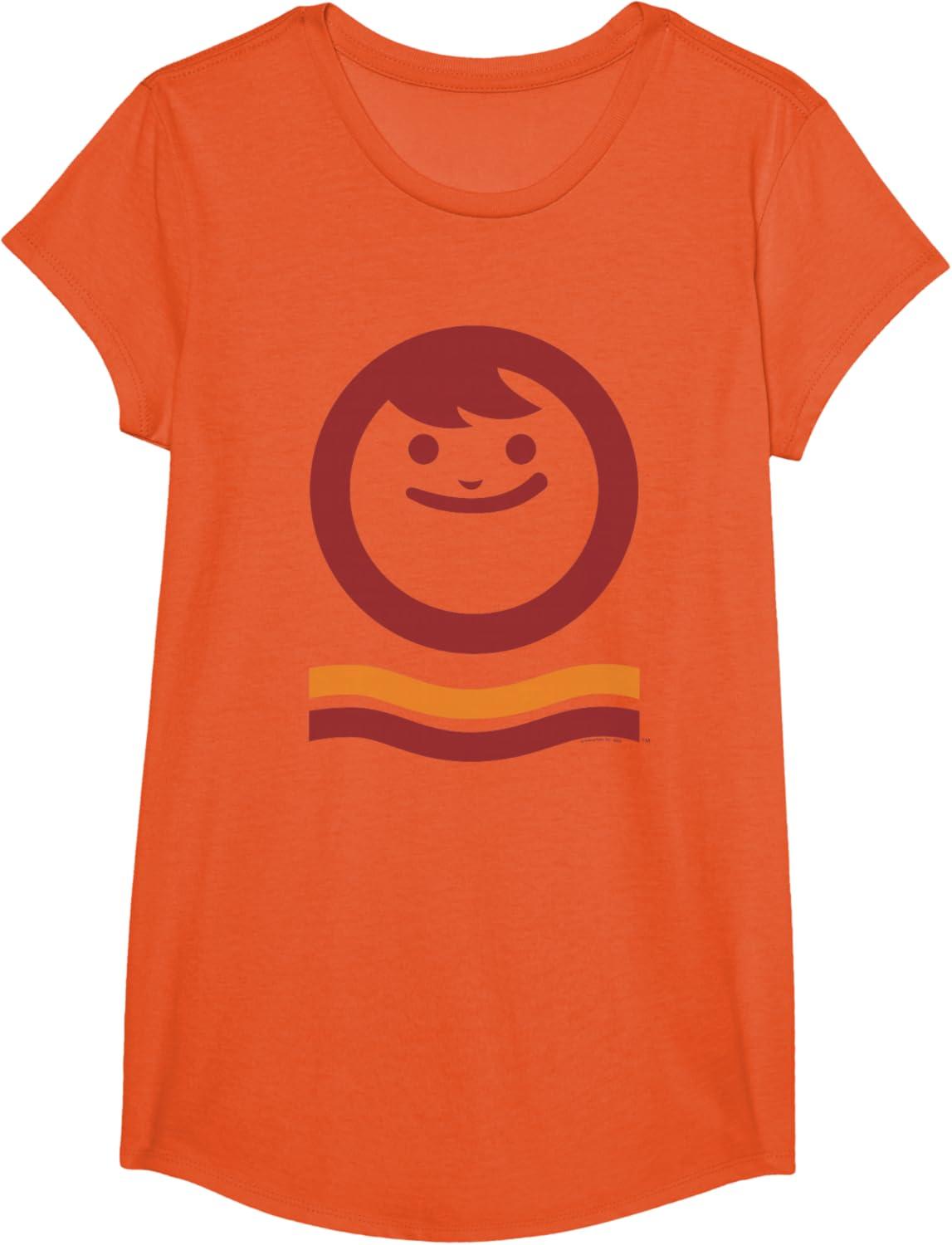 image:imageMaruchan Happy Face With Waves Logo TShirtOrange