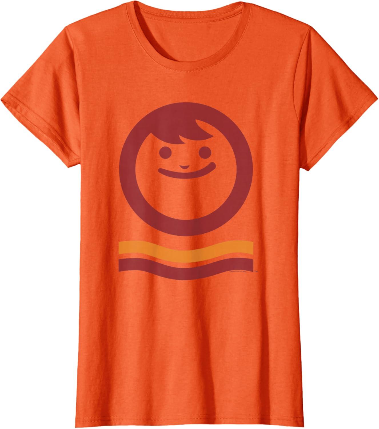 image:imageMaruchan Happy Face With Waves Logo TShirtOrange