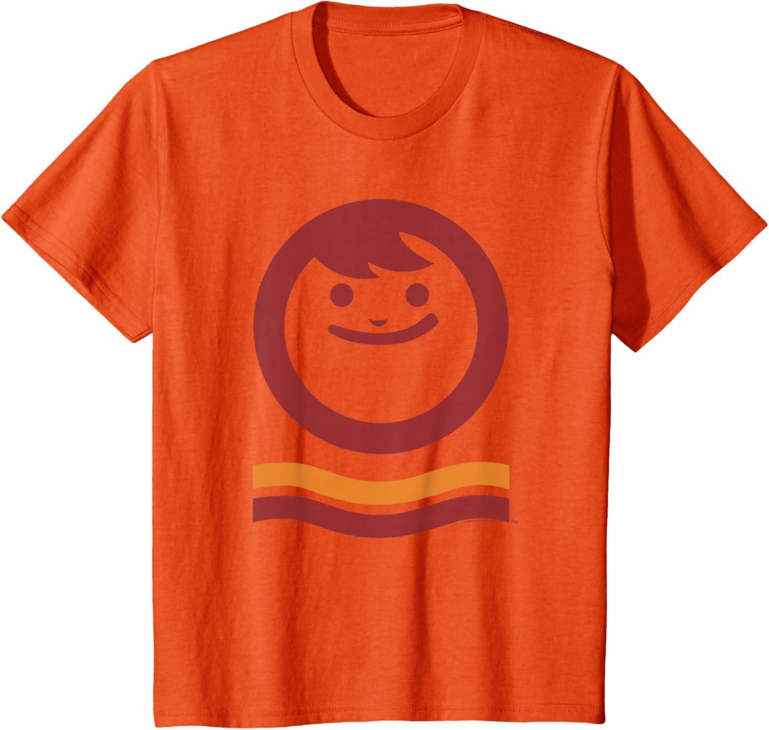 image:imageMaruchan Happy Face With Waves Logo TShirtOrange