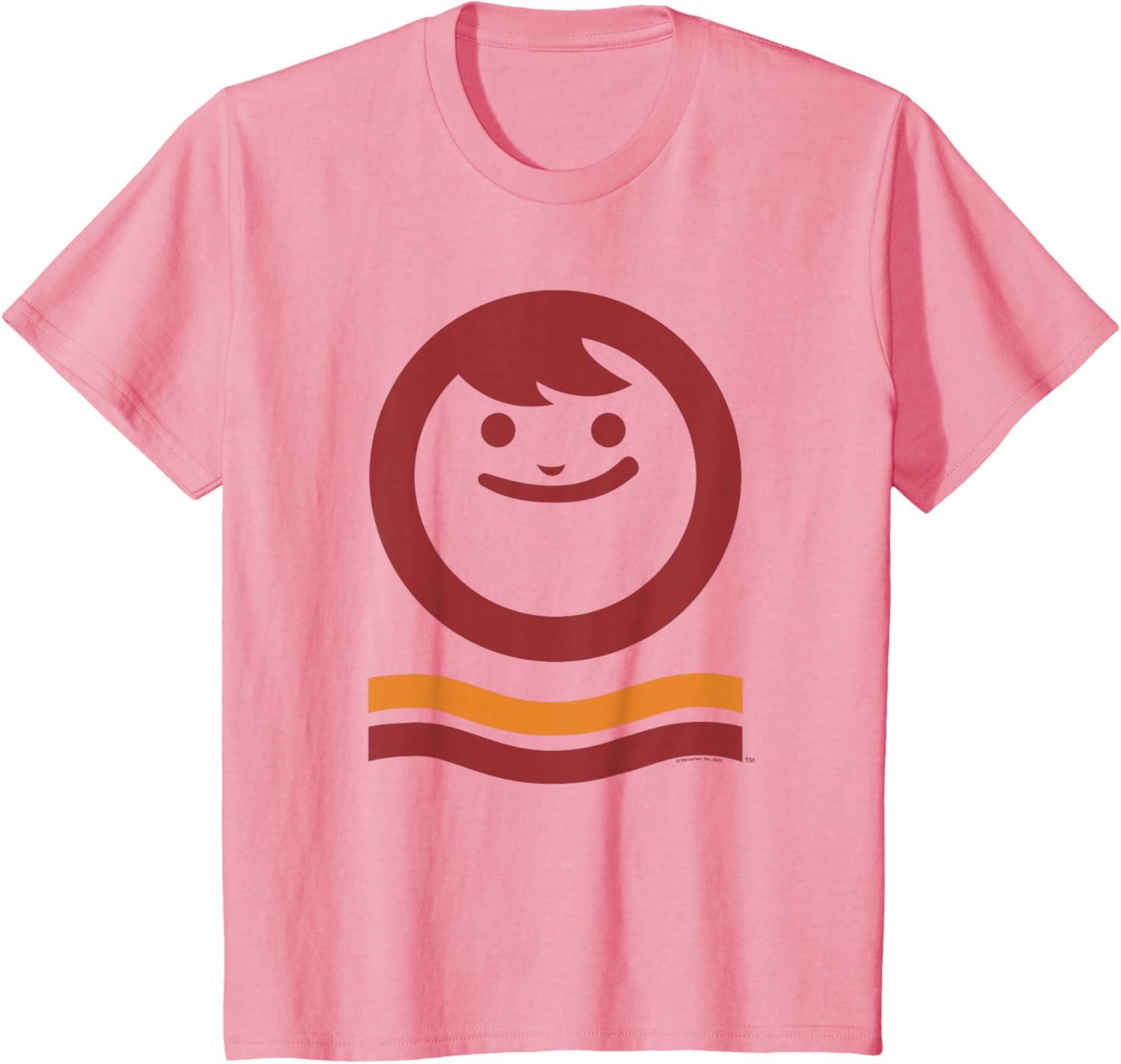 image:imageMaruchan Happy Face With Waves Logo TShirtPink