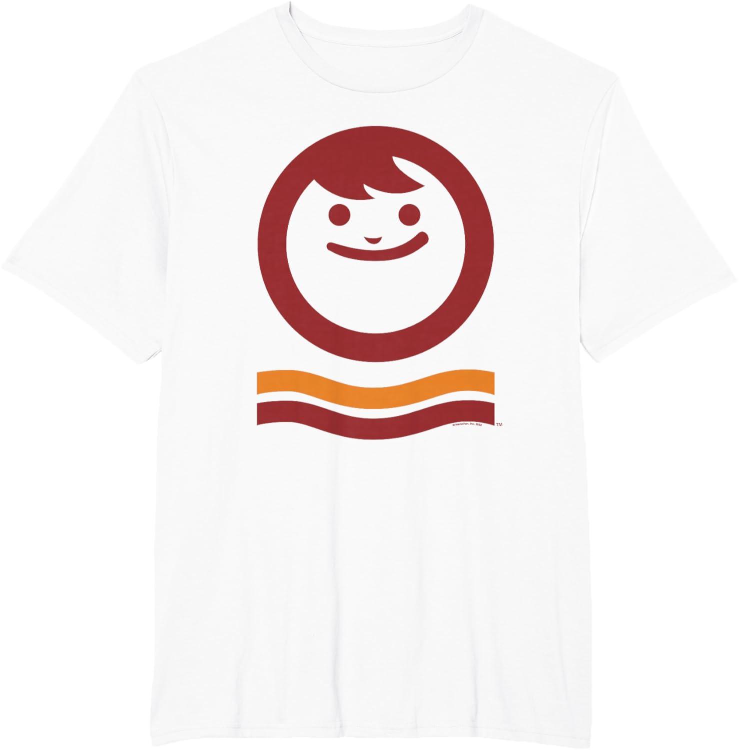 image:imageMaruchan Happy Face With Waves Logo TShirtWhite