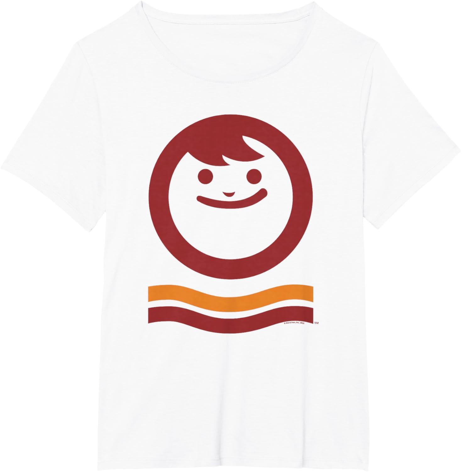 image:imageMaruchan Happy Face With Waves Logo TShirtWhite