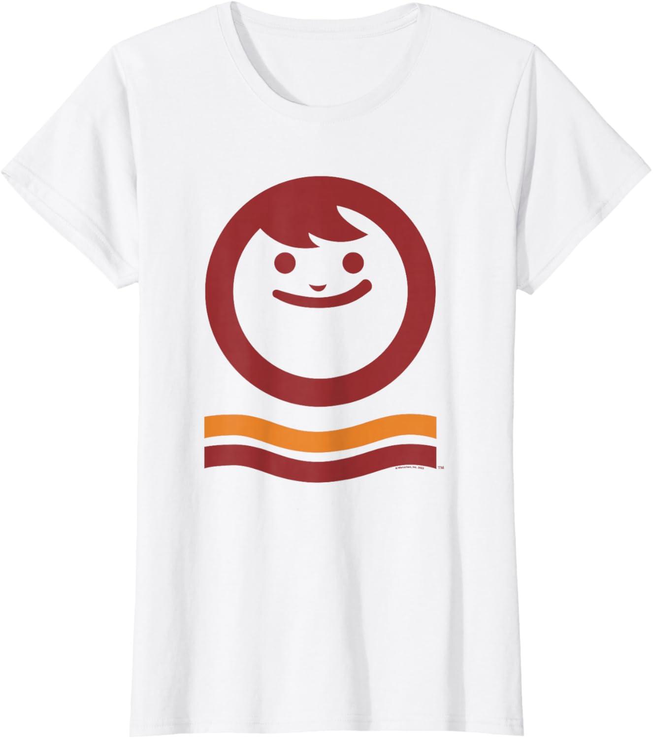 image:imageMaruchan Happy Face With Waves Logo TShirtWhite